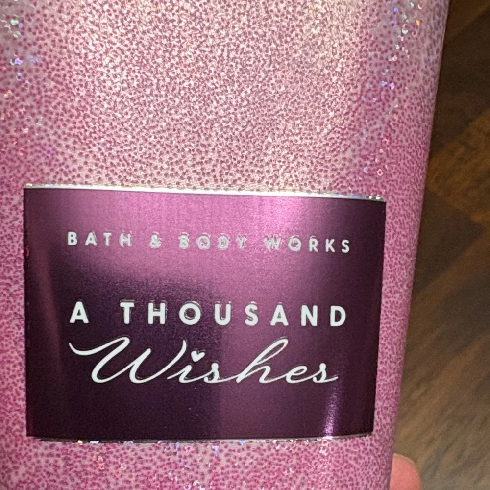 Bath & Body Works A Thousand Wishes Body Cream - Pink and White